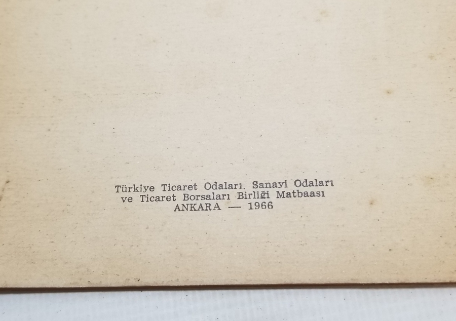 1966 TARİHLİ ANTİKA KİTAP