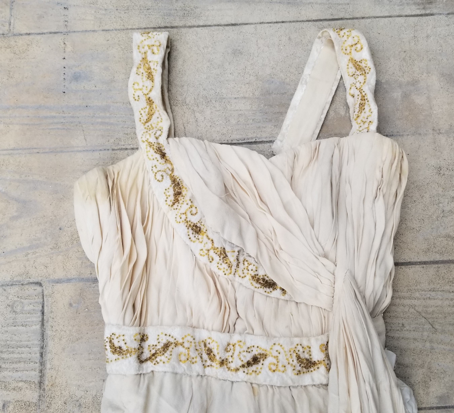 EL YAPIMI ANTİKA RUM GELİNLİK