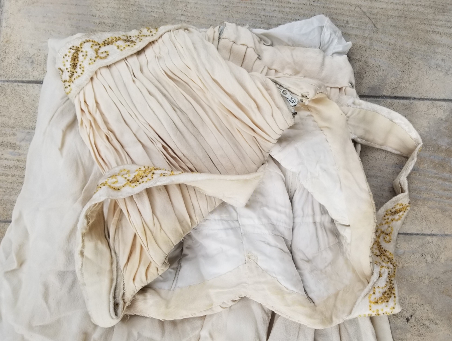 EL YAPIMI ANTİKA RUM GELİNLİK