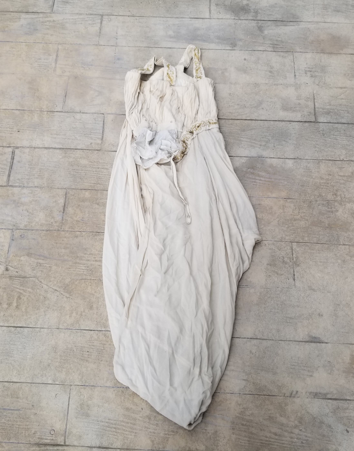 EL YAPIMI ANTİKA RUM GELİNLİK