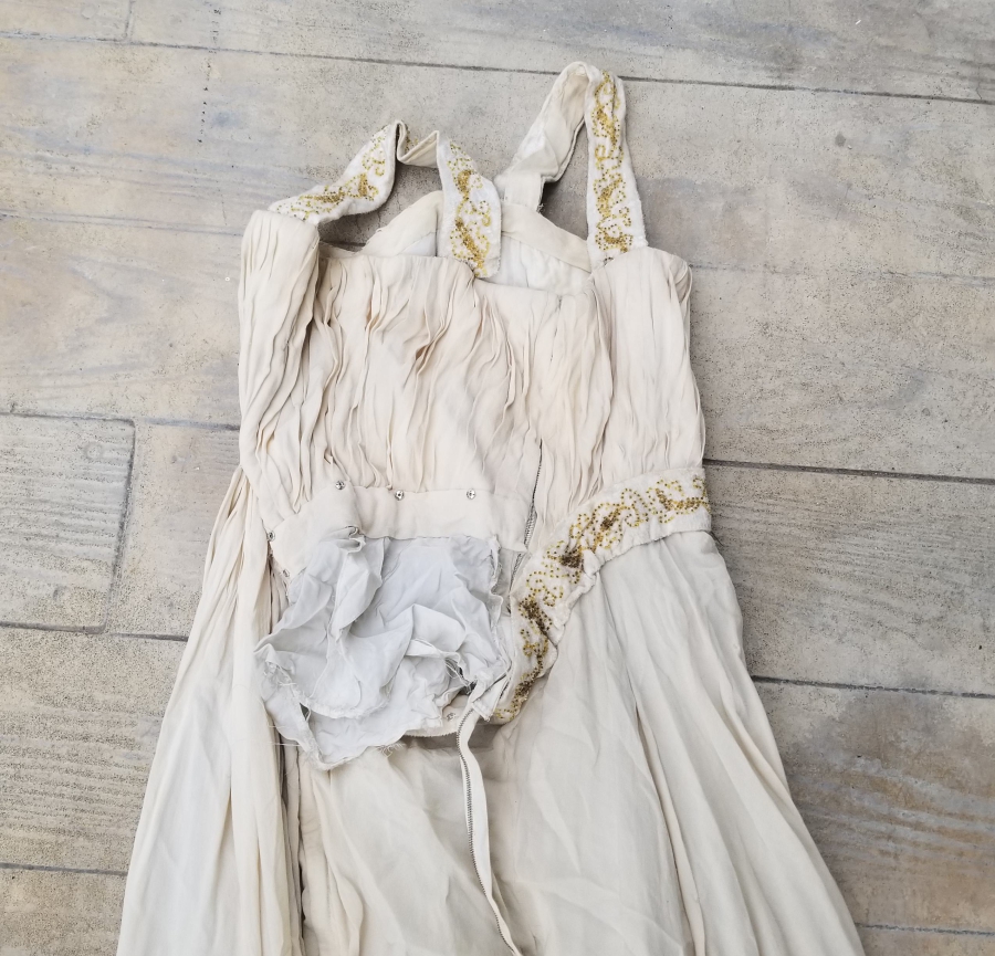 EL YAPIMI ANTİKA RUM GELİNLİK