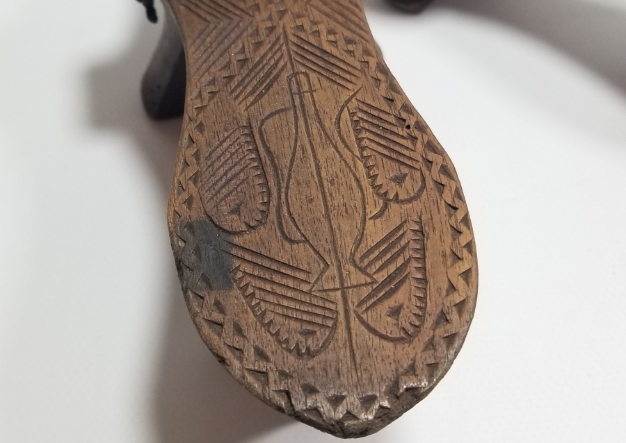 ÜZERİ İBRİK GÖRSELLİ OSMANLI DÖNEMİ EL OYMA GELİN HAMAM TAKUNYASI - NALINI