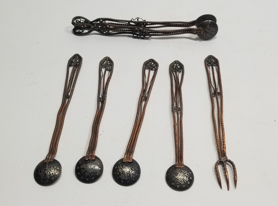 OSMANLI DÖNEMİ ÇAY KAŞIĞI SETİ TAKIMI