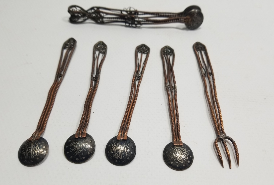 OSMANLI DÖNEMİ ÇAY KAŞIĞI SETİ TAKIMI