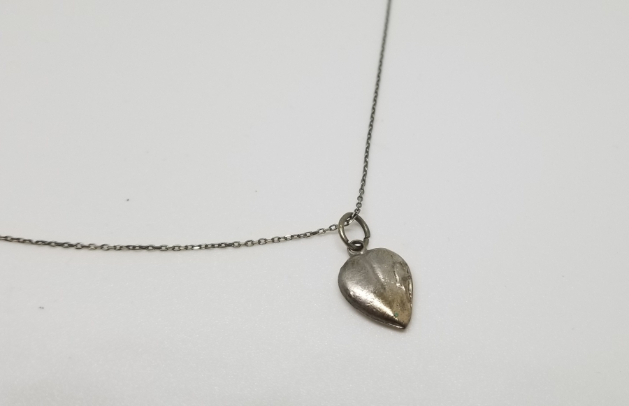 KALP FORMLU GÜMÜŞ KOLYE