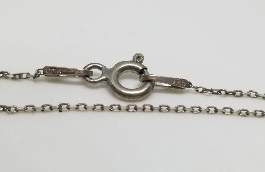 KALP FORMLU GÜMÜŞ KOLYE