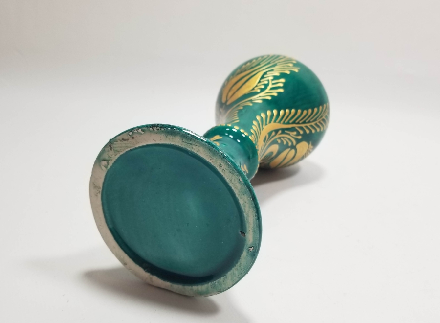 EL BOYAMA ANTİKA KÜTAHYA GAZ LAMBASI HAZNESİ