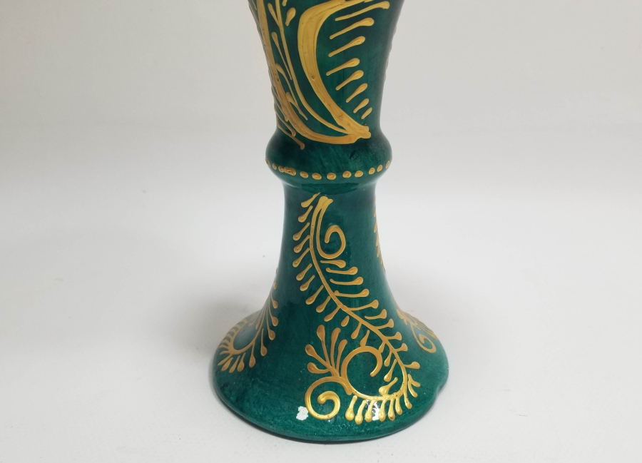 EL BOYAMA ANTİKA KÜTAHYA GAZ LAMBASI HAZNESİ