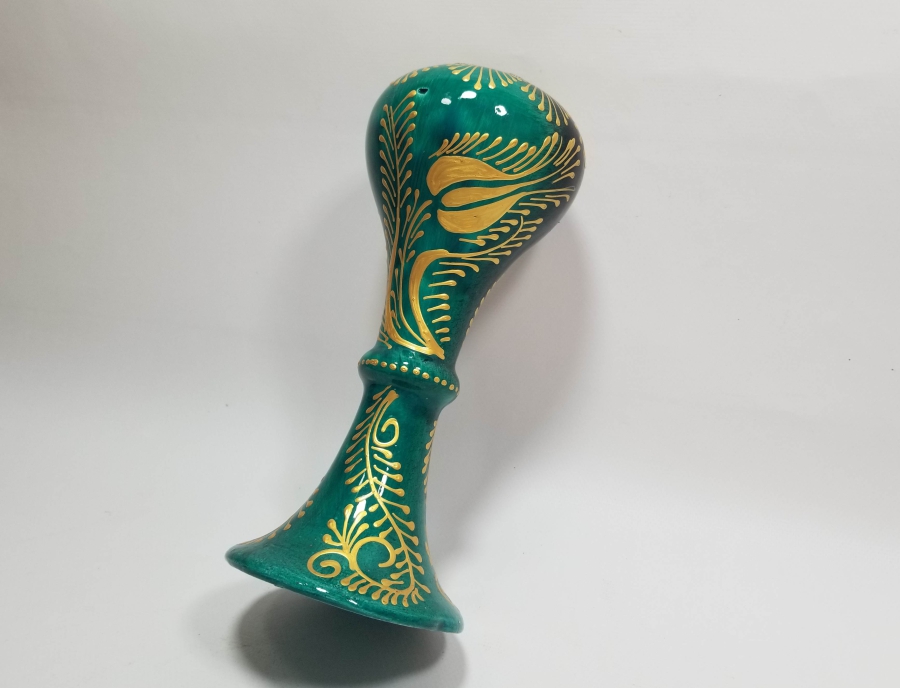 EL BOYAMA ANTİKA KÜTAHYA GAZ LAMBASI HAZNESİ