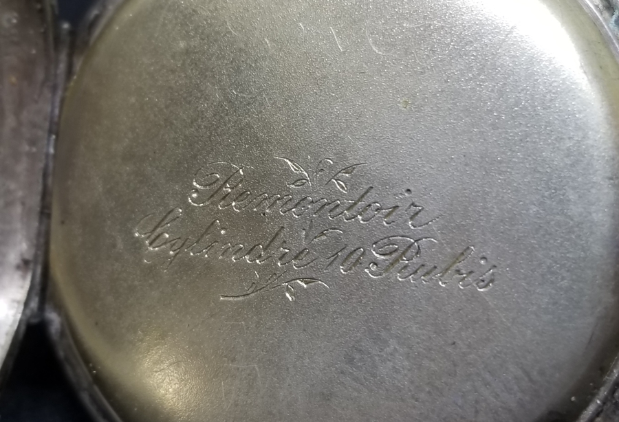 OSMANLICA SIMON USTA DAMGALI OSMANLI DÖNEMİ ÇALIŞIR DURUMDA GÜMÜŞ KASA CEP SAATİ