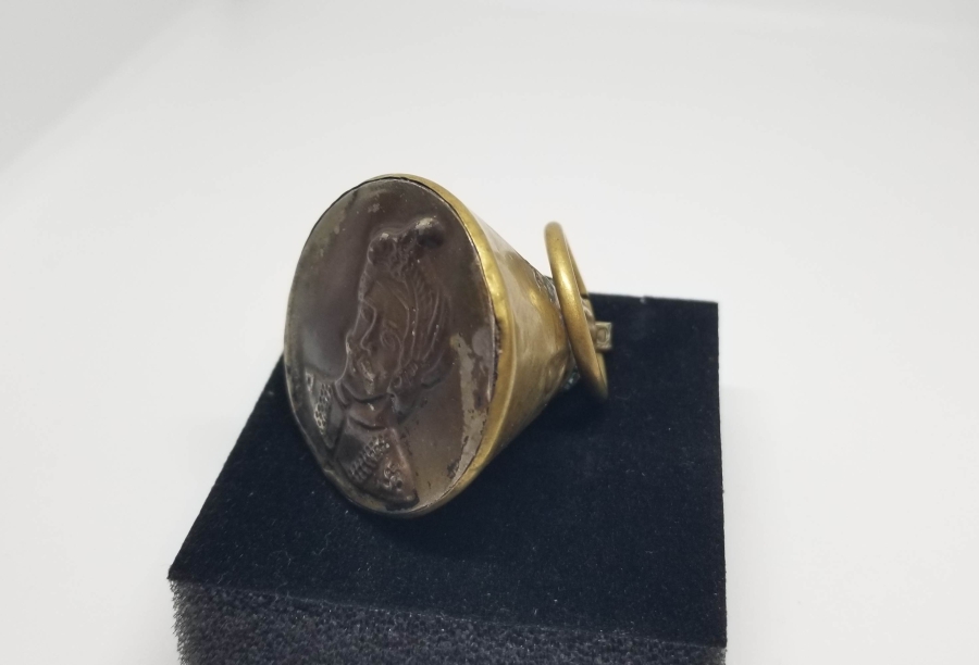 MÜHÜR FORMLU YAPILMIŞ ANTİKA DEKORATİF OBJE