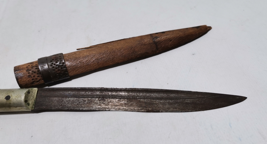 OSMANLI DÖNEMİ ORİJİNAL KININDA NADİR TİPTE BURSA BIÇAĞI