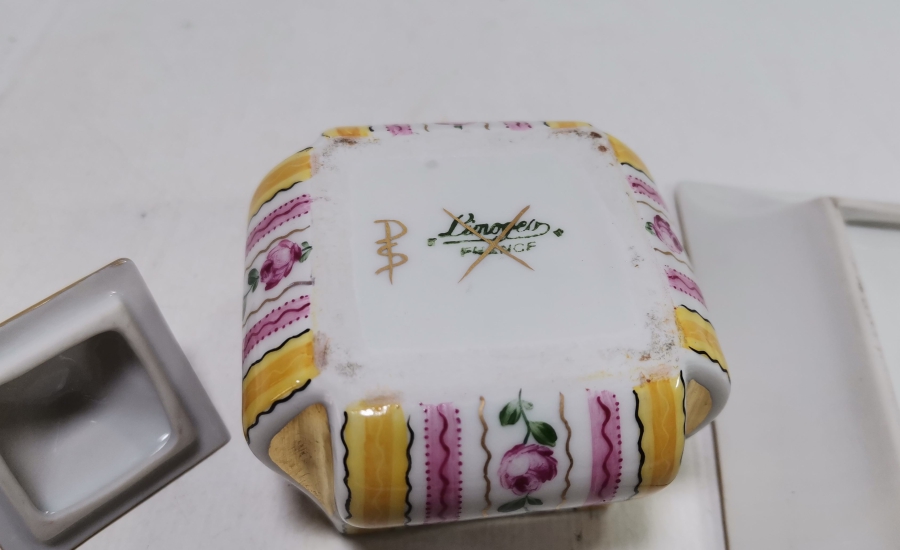 NADİR TİPTE ANTİKA LİMOGES HOKKA