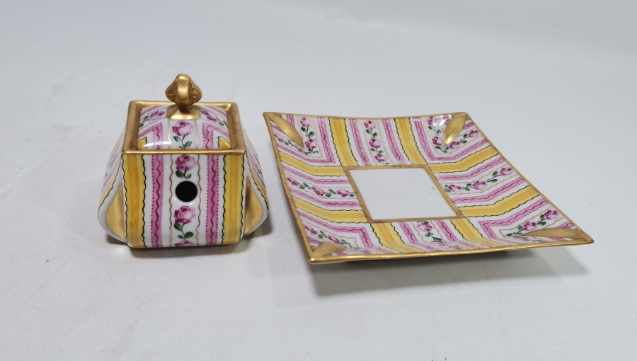 NADİR TİPTE ANTİKA LİMOGES HOKKA