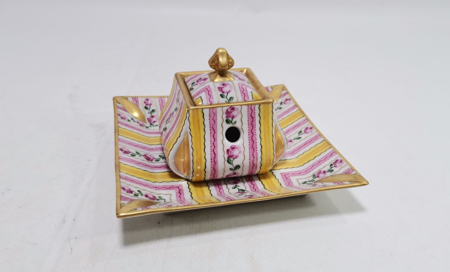 NADİR TİPTE ANTİKA LİMOGES HOKKA