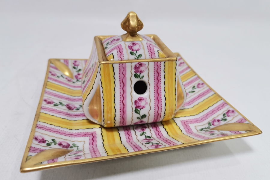 NADİR TİPTE ANTİKA LİMOGES HOKKA