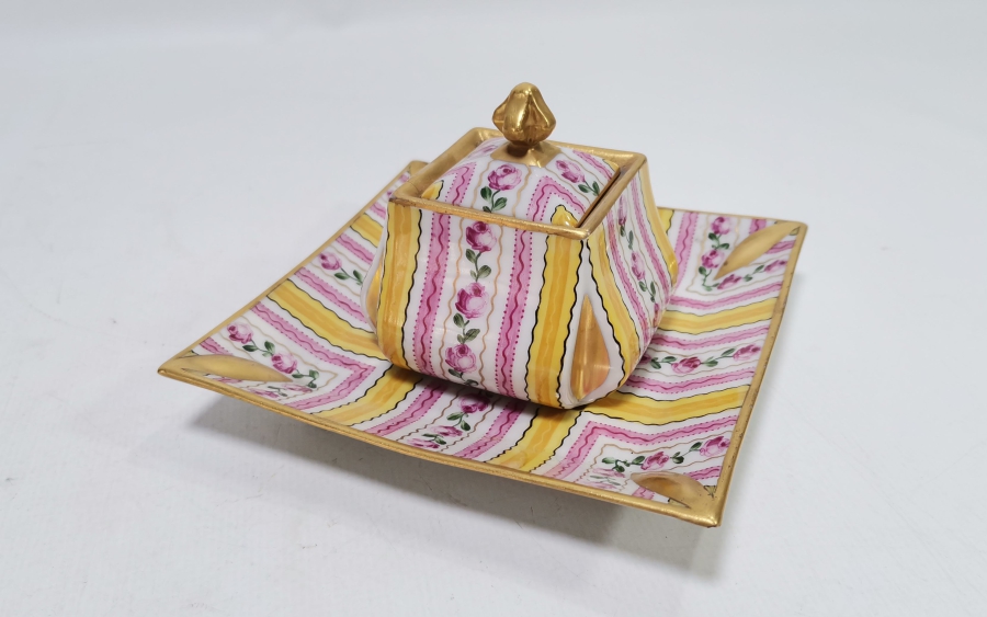 NADİR TİPTE ANTİKA LİMOGES HOKKA