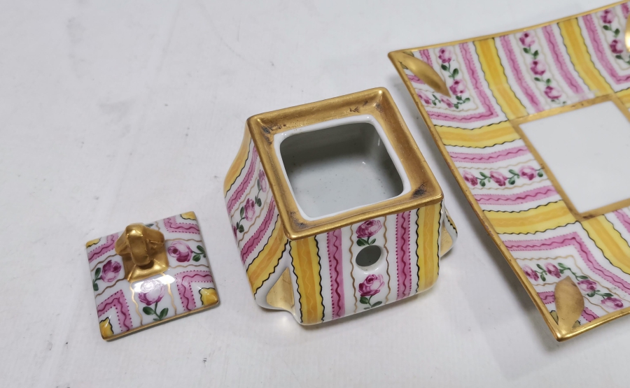 NADİR TİPTE ANTİKA LİMOGES HOKKA