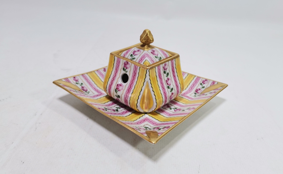 NADİR TİPTE ANTİKA LİMOGES HOKKA