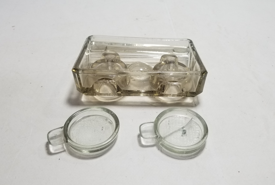 NADİR TİPTE OSMANLI DÖNEMİ CAM HOKKA