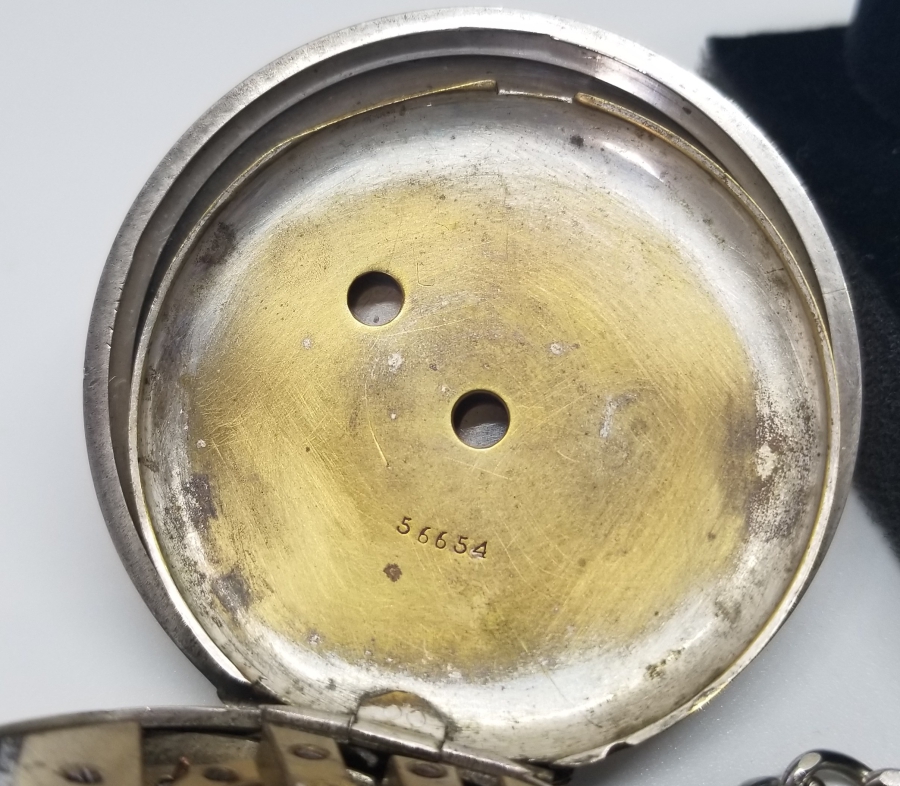 OSMANLI DÖNEMİ NADİR TİPTE GÜMÜŞ KASA KURMALI CEP SAATİ