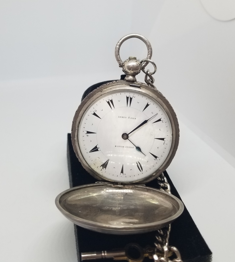 OSMANLI DÖNEMİ NADİR TİPTE GÜMÜŞ KASA KURMALI CEP SAATİ