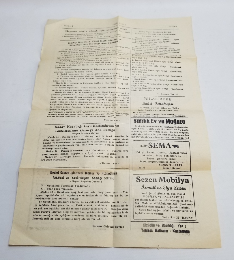 YEŞİL DADAY GAZETESİ