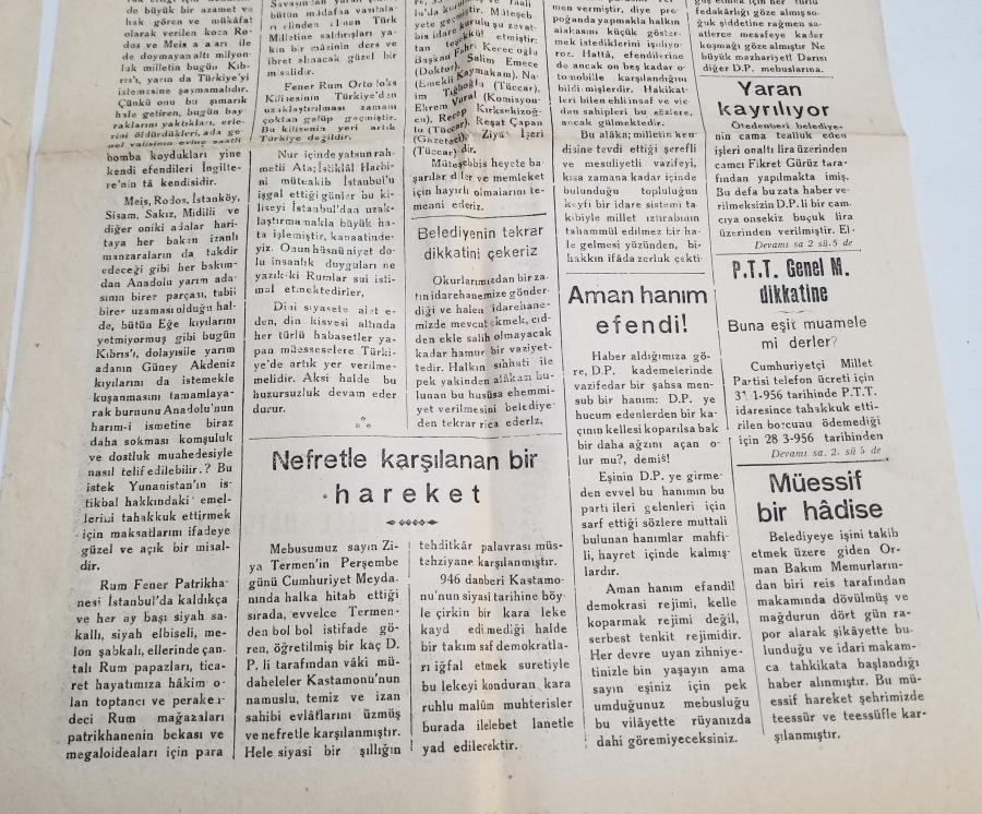 MÜCADELE İSİMLİ 2 ADET GAZETE