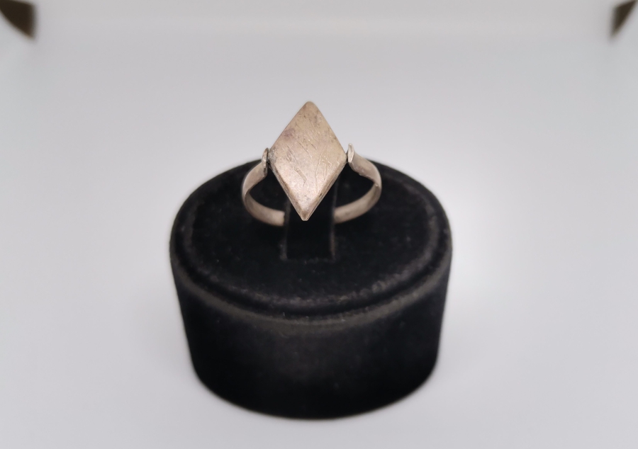 ÜZERİ EBCED HESAPLI ÖZEL YAPIM ANTİKA GÜMÜŞ TILSIM YÜZÜK