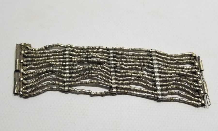 OSMANLI DÖNEMİ TAMAMI EL YAPIMI KABARTMA İŞÇİLİKLİ BİLEZİK - BİLEKLİK