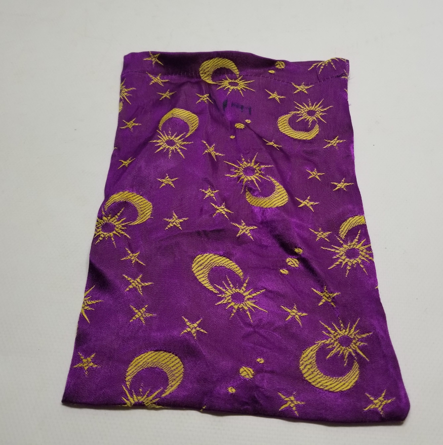 ÜZERİ AY YILDIZ FİGÜRLÜ OSMANLI DÖNEMİ BURSA YAPIMI BÜYÜK BOY İPEK KESE