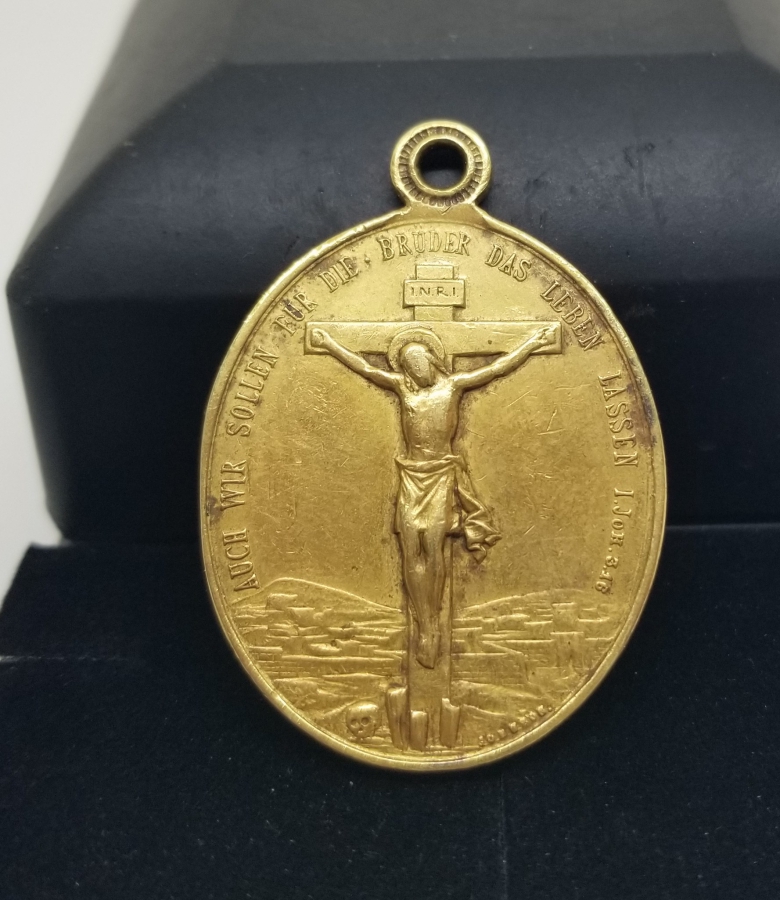 ANTİKA ALMAN VAFTİZ KOLYESİ