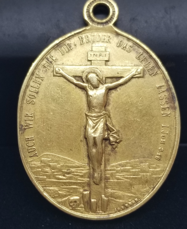 ANTİKA ALMAN VAFTİZ KOLYESİ