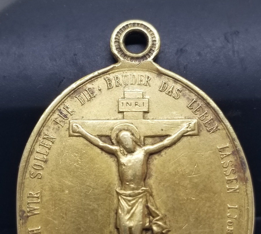 ANTİKA ALMAN VAFTİZ KOLYESİ