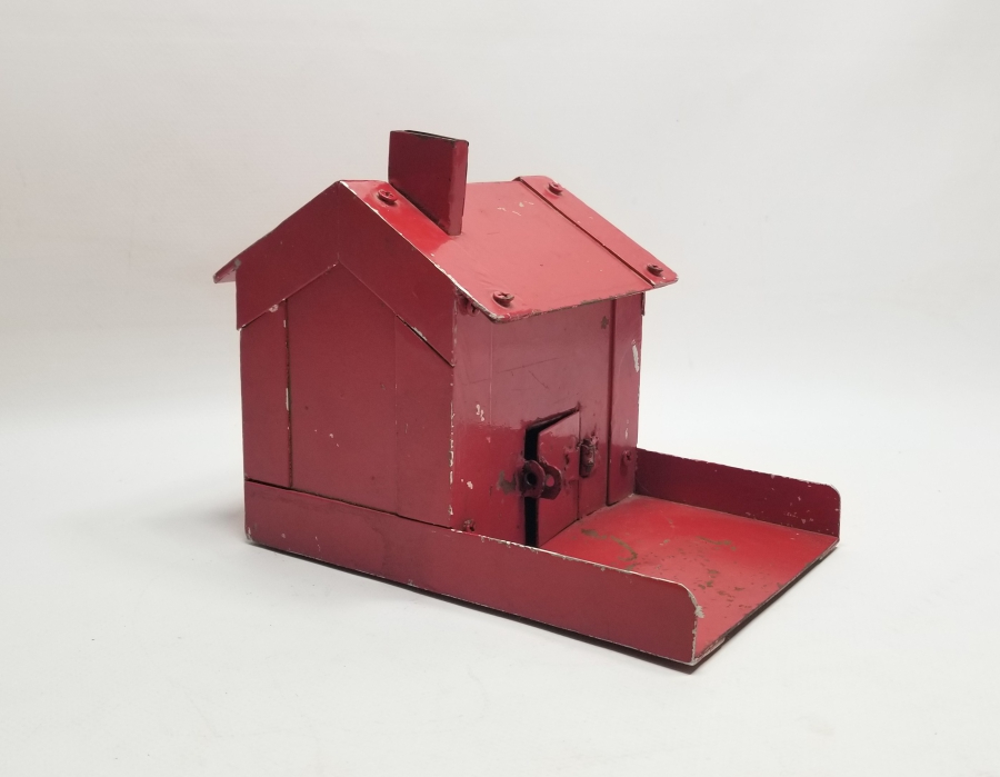 EL YAPIMI ANTİKA EV FORMLU KUMBARA