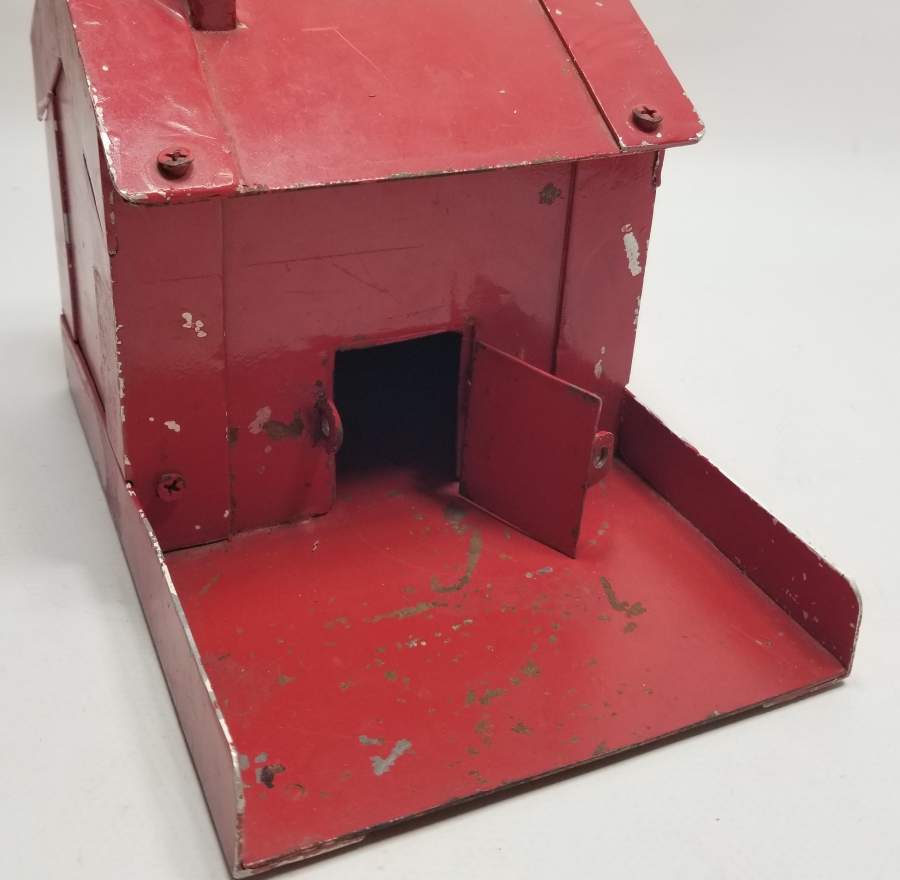 EL YAPIMI ANTİKA EV FORMLU KUMBARA