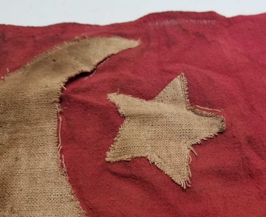 OSMANLI DÖNEMİ ÇOK NADİR GÖĞÜS BAYRAĞI