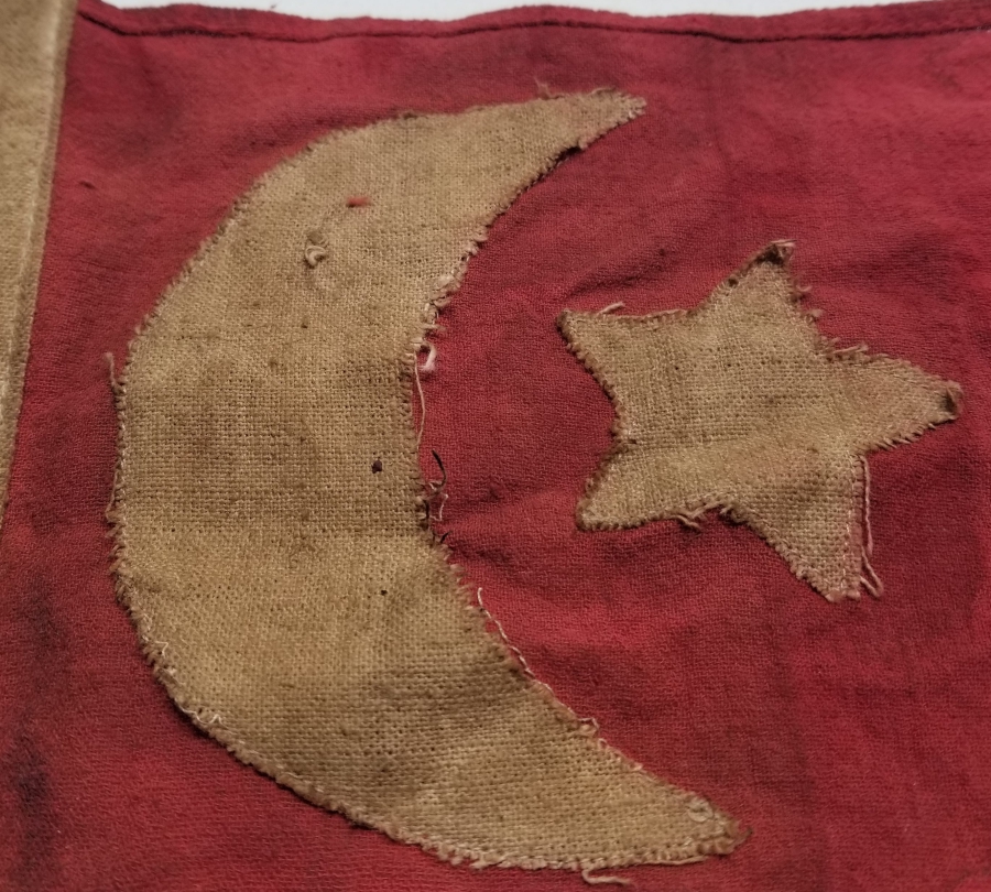 OSMANLI DÖNEMİ ÇOK NADİR GÖĞÜS BAYRAĞI