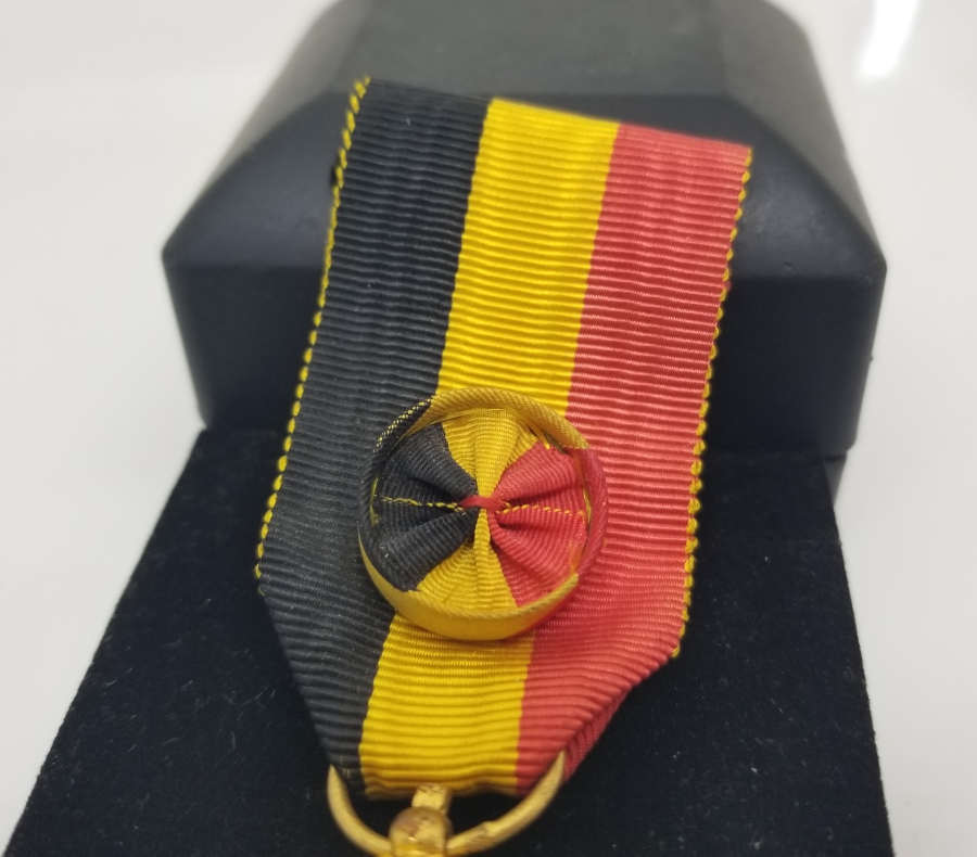 ORİJİNAL ASKISIYLA GÜMÜŞ BELÇİKA LİYAKAT MADALYASI