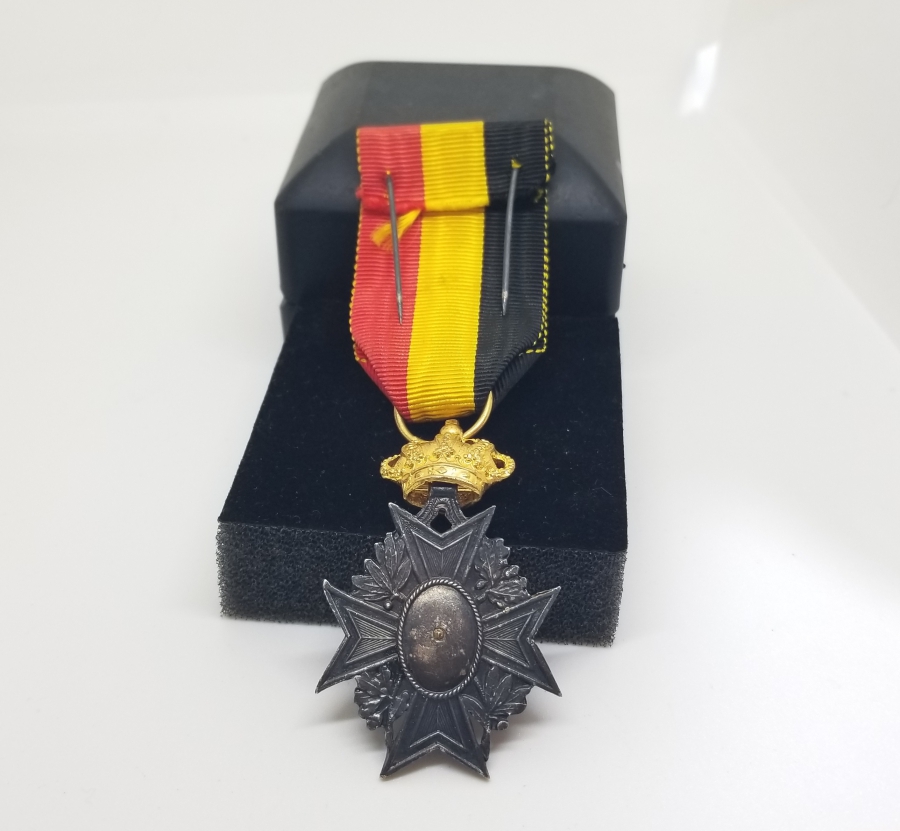 ORİJİNAL ASKISIYLA GÜMÜŞ BELÇİKA LİYAKAT MADALYASI