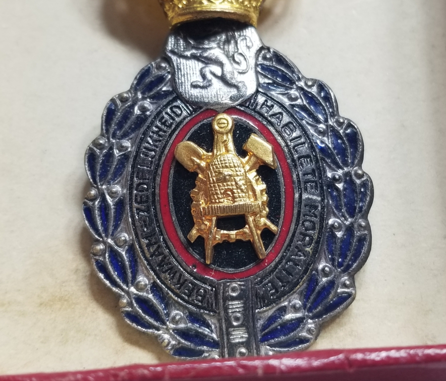 BELÇİKA İŞÇİ VE ZANAATKAR ÜSTÜN HİZMET MADALYASI