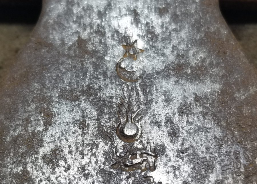 ÜZERİ OSMANLICA YAZILI OSMANLI DÖNEMİ NADİR KÜTAHYA KAPI KİLİDİ