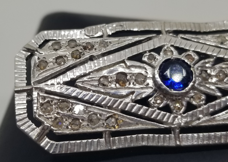 ELMAS VE YAKUT TAŞLI ÖZEL YAPIM BROŞ