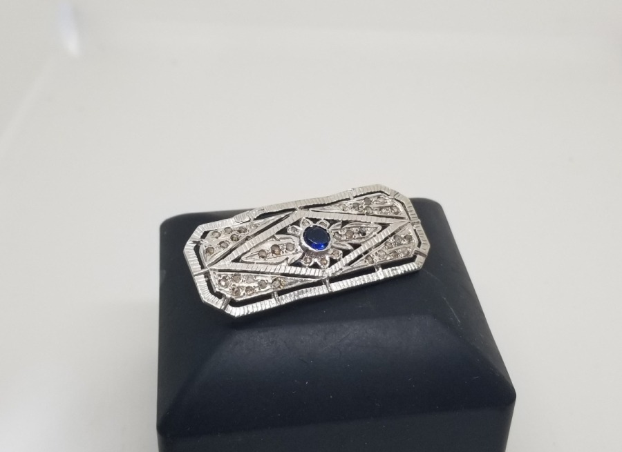 ELMAS VE YAKUT TAŞLI ÖZEL YAPIM BROŞ