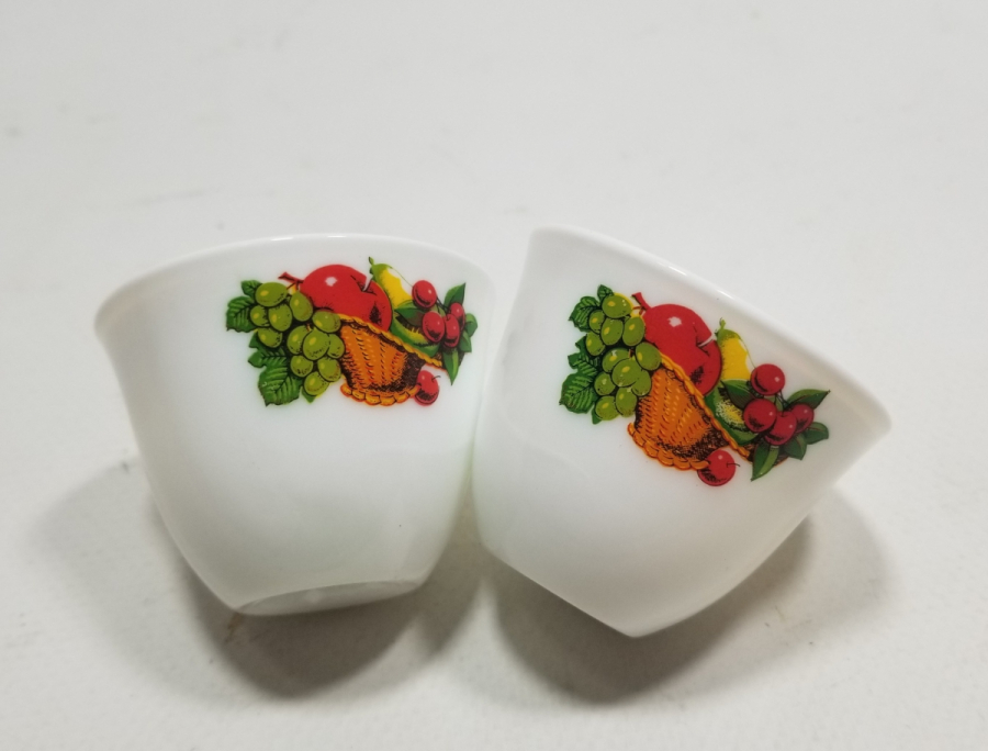 İKİ ADET ANTİKA ZARF FİNCANI