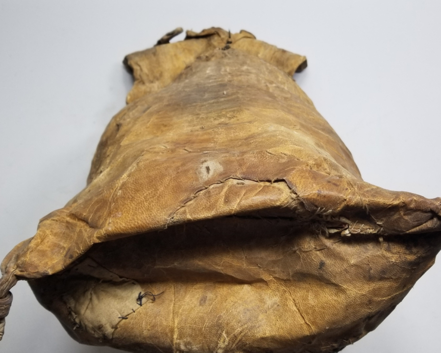 OSMANLI DÖNEMİ ÇOK NADİR DERİ SAKA KÜFESİ - SUCU KÜFESİ