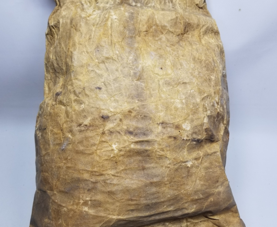 OSMANLI DÖNEMİ ÇOK NADİR DERİ SAKA KÜFESİ - SUCU KÜFESİ