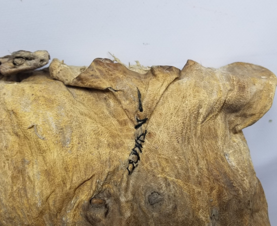 OSMANLI DÖNEMİ ÇOK NADİR DERİ SAKA KÜFESİ - SUCU KÜFESİ