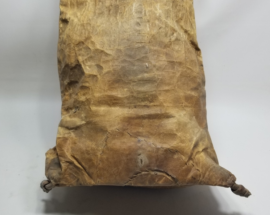 OSMANLI DÖNEMİ ÇOK NADİR DERİ SAKA KÜFESİ - SUCU KÜFESİ