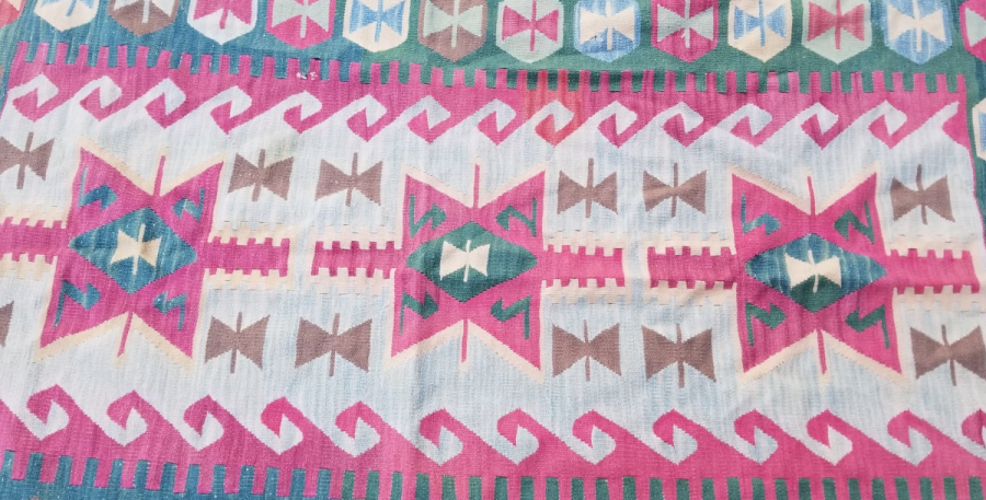 OSMANLI DÖNEMİ EL DOKUMA NADİR SİVAS KİLİMİ